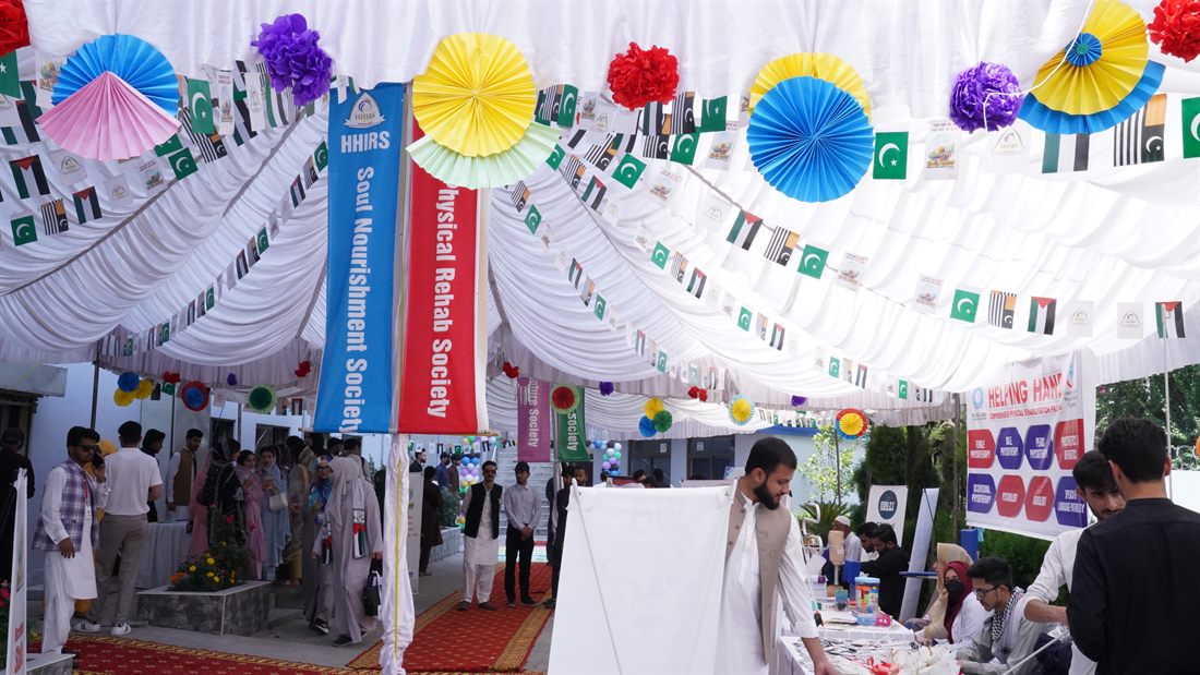 HHIRS spring festival stalls