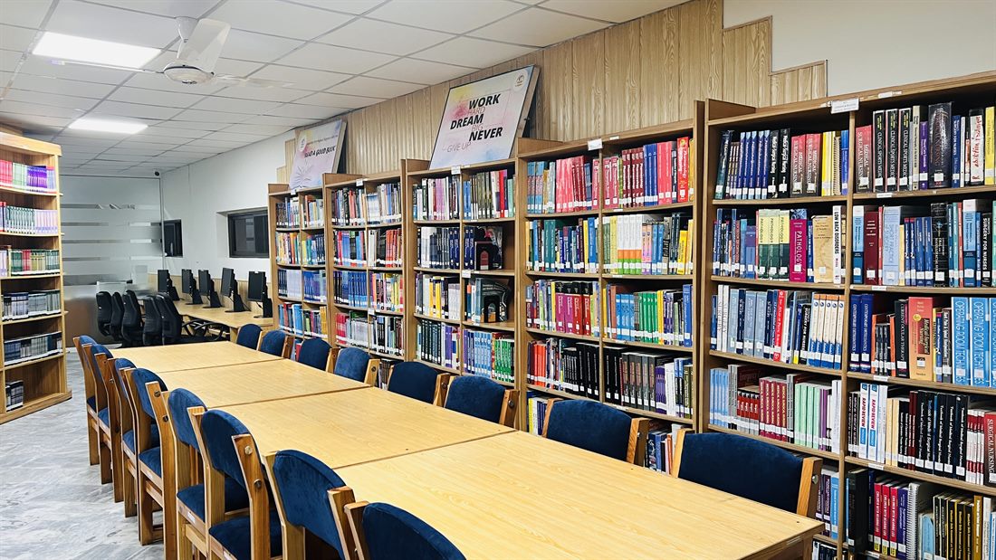 Students in the HHIRS central library